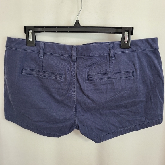 (538) Express Woman's High-Waisted Shorts, Size: 8 Color: Blue - Picture 10 of 13